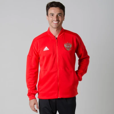 JAQUETA ADIDAS RÚSSIA Z.N.E. HINO MASCULINA - Vermelho JAQUETA ADIDAS RÚSSIA Z.N.E. HINO MASCULINA - Vermelho
