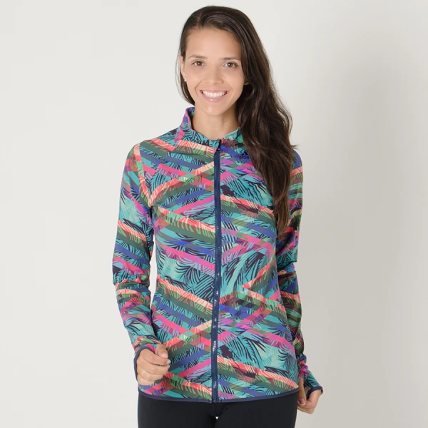 JAQUETA ADIDAS SALINAS FEMININA - Verde/roxo