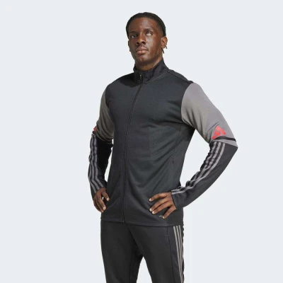 JAQUETA ADIDAS SQUADRA 25 MASCULINA - Preto/grafite