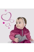 JAQUETA ADIDAS TD L VIN HOODY INFANTIL - Pink/cinza JAQUETA ADIDAS TD L VIN HOODY INFANTIL - Pink/cinza