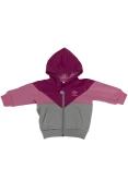 JAQUETA ADIDAS TD L VIN HOODY INFANTIL - Pink/cinza JAQUETA ADIDAS TD L VIN HOODY INFANTIL - Pink/cinza
