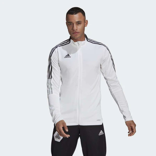 JAQUETA ADIDAS TIRO 21 MASCULINA - Branco/preto JAQUETA ADIDAS TIRO 21 MASCULINA - Branco/preto