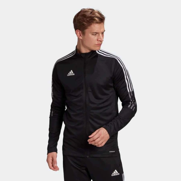 JAQUETA ADIDAS TIRO 21 MASCULINA - Preto/branco JAQUETA ADIDAS TIRO 21 MASCULINA - Preto/branco