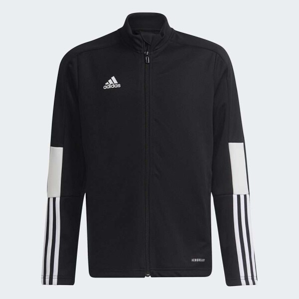 JAQUETA ADIDAS TIRO ESSENTIALS INFANTIL - Preto/branco