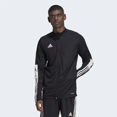 JAQUETA ADIDAS TIRO ESSENTIALS MASCULINA - Preto/branco JAQUETA ADIDAS TIRO ESSENTIALS MASCULINA - Preto/branco