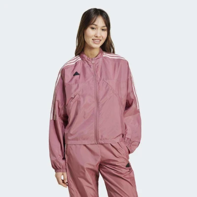 JAQUETA ADIDAS TIRO Q3 WV TT FEMININA - Rosa JAQUETA ADIDAS TIRO Q3 WV TT FEMININA - Rosa