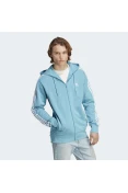 JAQUETA ADIDAS TRACK TOP 3 LISTRAS MASCULINA - Azul/branco