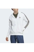 JAQUETA ADIDAS TRACK TOP 3 LISTRAS MASCULINA - Branco/verde