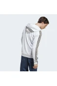 JAQUETA ADIDAS TRACK TOP 3 LISTRAS MASCULINA - Branco/verde