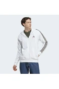 JAQUETA ADIDAS TRACK TOP 3 LISTRAS MASCULINA - Branco/verde