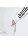 JAQUETA ADIDAS TRACK TOP 3 LISTRAS MASCULINA - Branco/verde