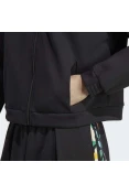 JAQUETA ADIDAS TRACK TOP AOP FEMININA - Preto/rosa