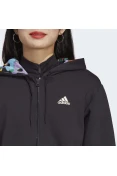 JAQUETA ADIDAS TRACK TOP AOP FEMININA - Preto/rosa