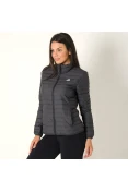 JAQUETA ADIDAS VARILITE SOFT FEMININA - Chumbo