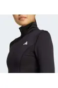 JAQUETA ADIDAS ZIPER OPTIME ESSENTIALS FEM. - Preto