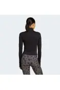 JAQUETA ADIDAS ZIPER OPTIME ESSENTIALS FEM. - Preto