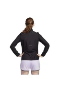 JAQUETA ANORAQUE RUN IT 3-STRIPES FEMINIA - Preto/branco