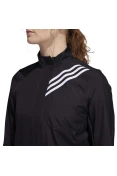 JAQUETA ANORAQUE RUN IT 3-STRIPES FEMINIA - Preto/branco