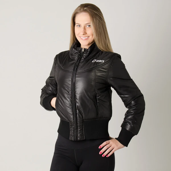 JAQUETA ASICS SHORT PADDED JACKET FEMININA - Preto