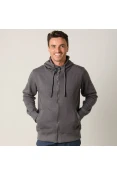 JAQUETA ASICS TRAINING SWEAT ZIP HOODY MASCULINA - Grafite
