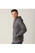 JAQUETA ASICS TRAINING SWEAT ZIP HOODY MASCULINA - Grafite