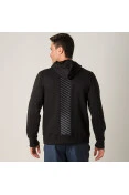 JAQUETA ASICS TRAINING SWEAT ZIP HOODY MASCULINA - Preto