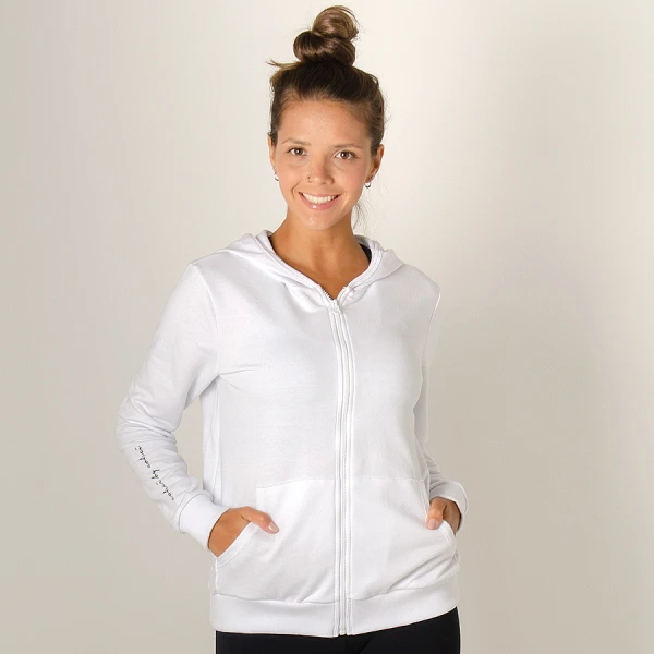 JAQUETA COLCCI MOLETOM FEMININA - Branco JAQUETA COLCCI MOLETOM FEMININA - Branco