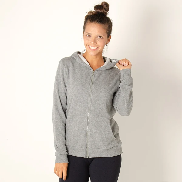 JAQUETA COLCCI MOLETOM FEMININA - Cinza