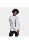 JAQUETA CORTA-VENTO ADIDAS OWN THE RUN HOODED FEMININA - Branco
