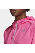 JAQUETA CORTA-VENTO ADIDAS OWN THE RUN HOODED FEMININA - Pink