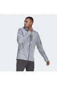 JAQUETA CORTA-VENTO ADIDAS OWN THE RUN MASCULINA - Cinza