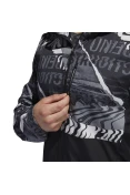 JAQUETA CORTA-VENTO ADIDAS OWN THE RUN MASCULINA - Preto/cinza