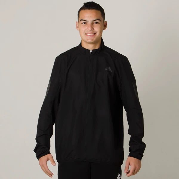 JAQUETA CORTA-VENTO ADIDAS RESPONSE MASCULINA - Preto