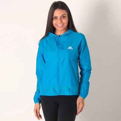 JAQUETA CORTA-VENTO ADIDAS SPORT 2 STREET FEMININA - Azul