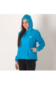 JAQUETA CORTA-VENTO ADIDAS SPORT 2 STREET FEMININA - Azul JAQUETA CORTA-VENTO ADIDAS SPORT 2 STREET FEMININA - Azul