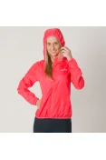 JAQUETA CORTA-VENTO ASICS BASIC WINDBREAKER COM CAPUZ FEMININA - Pink