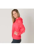 JAQUETA CORTA-VENTO ASICS BASIC WINDBREAKER COM CAPUZ FEMININA - Pink