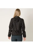 JAQUETA CORTA-VENTO ASICS BASIC WINDBREAKER COM CAPUZ FEMININA - Preto