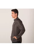 JAQUETA CORTA-VENTO ASICS CORE RUNNING KNIT MASCULINA - Grafite