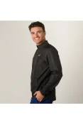 JAQUETA CORTA-VENTO ASICS CORE RUNNING KNIT MASCULINA - Preto