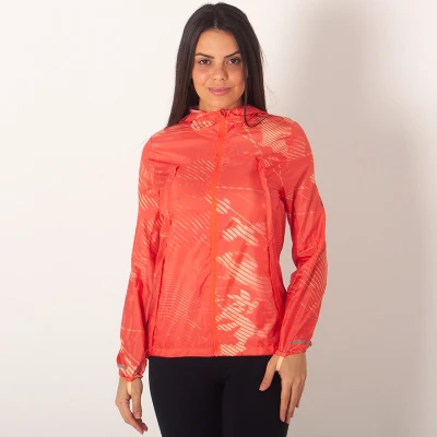 JAQUETA CORTA-VENTO ASICS LEGENDS PACKABLE FEMININA - Laranja