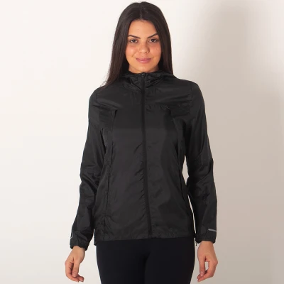 JAQUETA CORTA-VENTO ASICS LEGENDS PACKABLE FEMININA - Preto