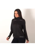 JAQUETA CORTA-VENTO ASICS LITE SHOW FEMININA - Preto