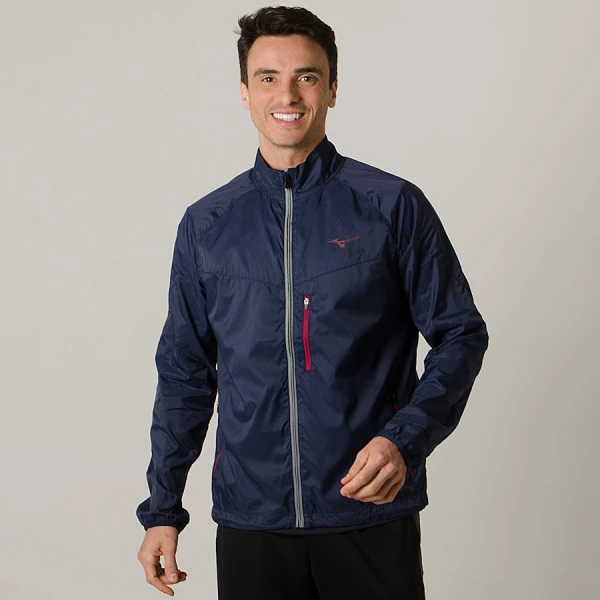 JAQUETA CORTA-VENTO MIZUNO CREATION 2.0 MASCULINA - Marinho