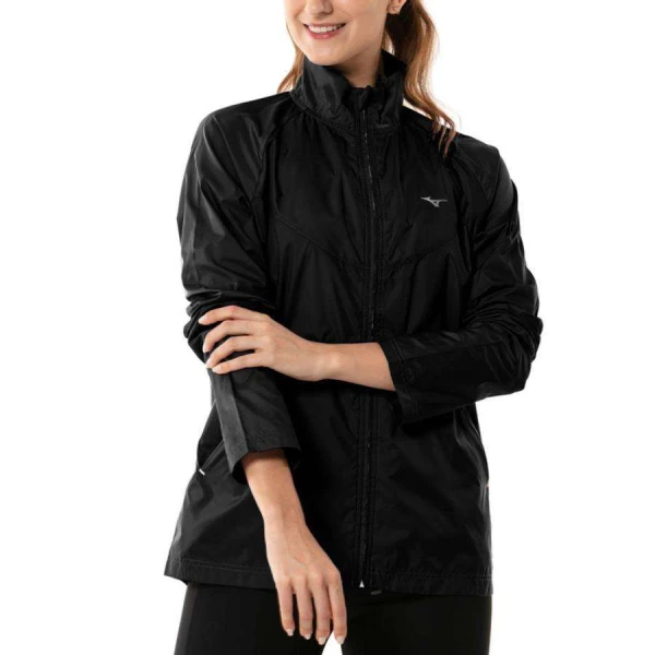 JAQUETA CORTA-VENTO MIZUNO FOCUS FEMININA - Preto