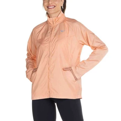 JAQUETA CORTA-VENTO MIZUNO FOCUS FEMININA - Salmao