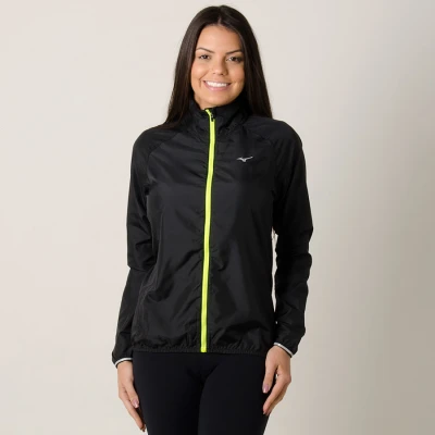 JAQUETA CORTA-VENTO MIZUNO IMPULSE FEMININA - Preto