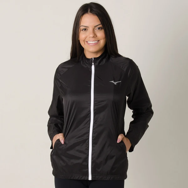 JAQUETA CORTA-VENTO MIZUNO LIGHT FAST FEMININA - Preto