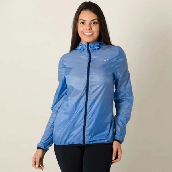 JAQUETA CORTA-VENTO MIZUNO RUN FAST FEMININA - Azul