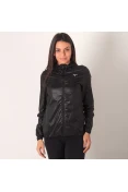 JAQUETA CORTA-VENTO MIZUNO RUN FAST FEMININA - Preto